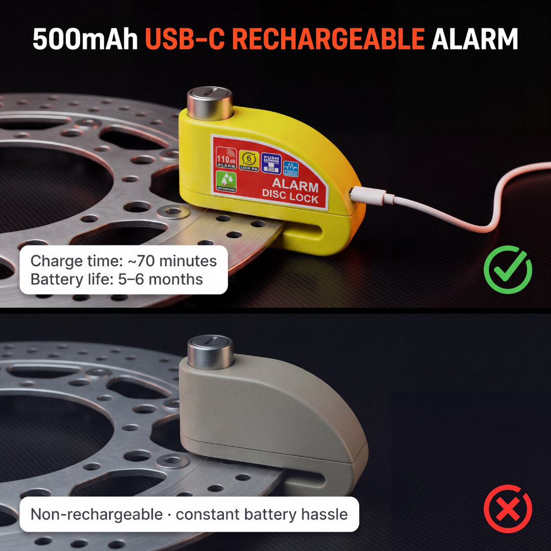 AutoGuard™ Disc Lock Alarm
